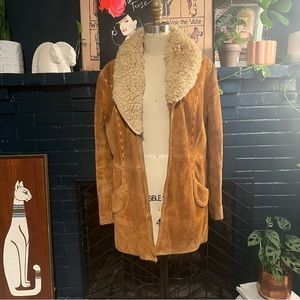 Vintage Suede & Shearling Jacket